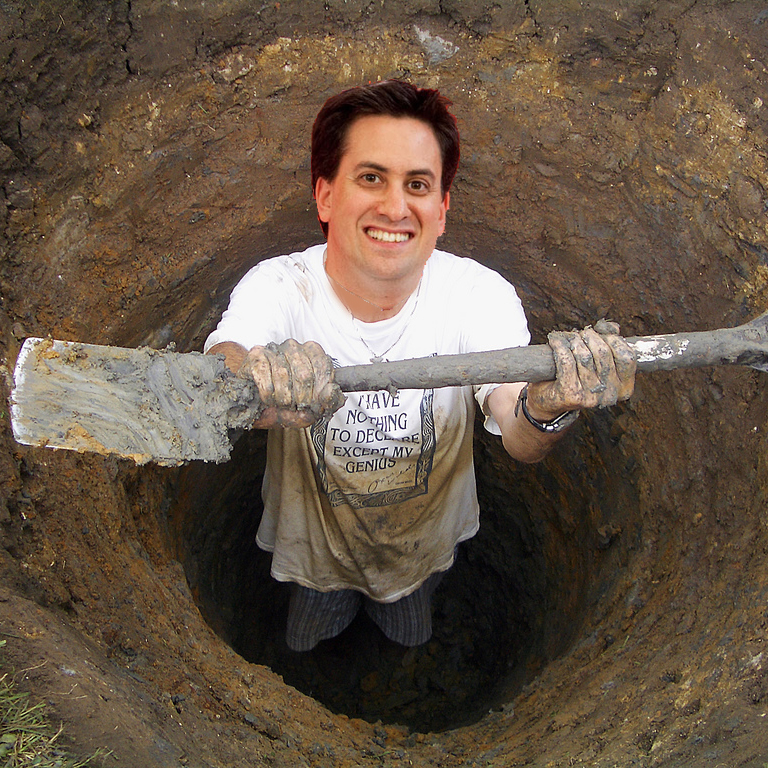 Thumbnail for Collins Review: Miliband successfully digs himself out of hole. Labour remains in hole